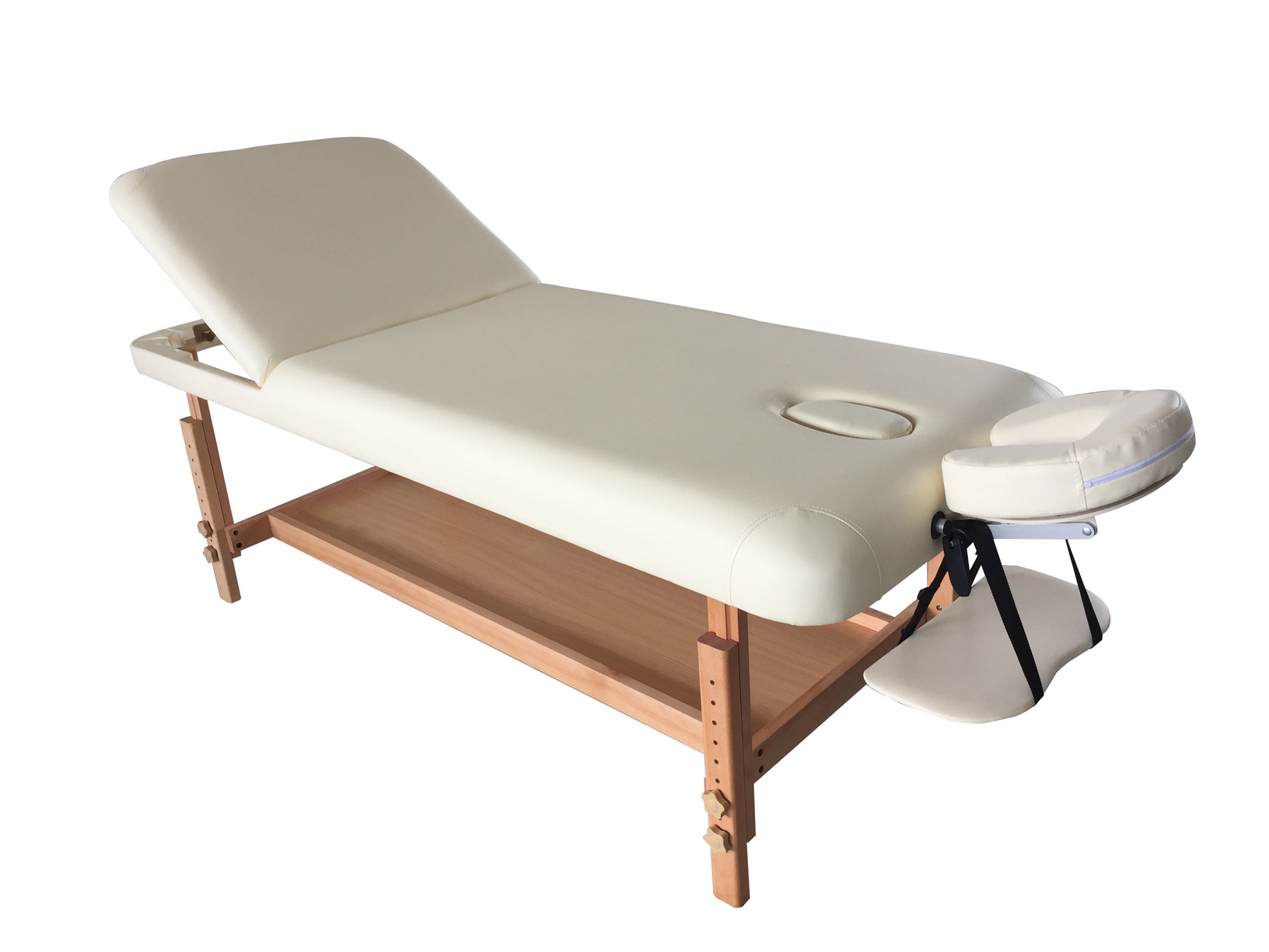 Ngl Gm501 （stationary Wooden Massage Table With Backrest） Novetec Group Limited Fix Wooden