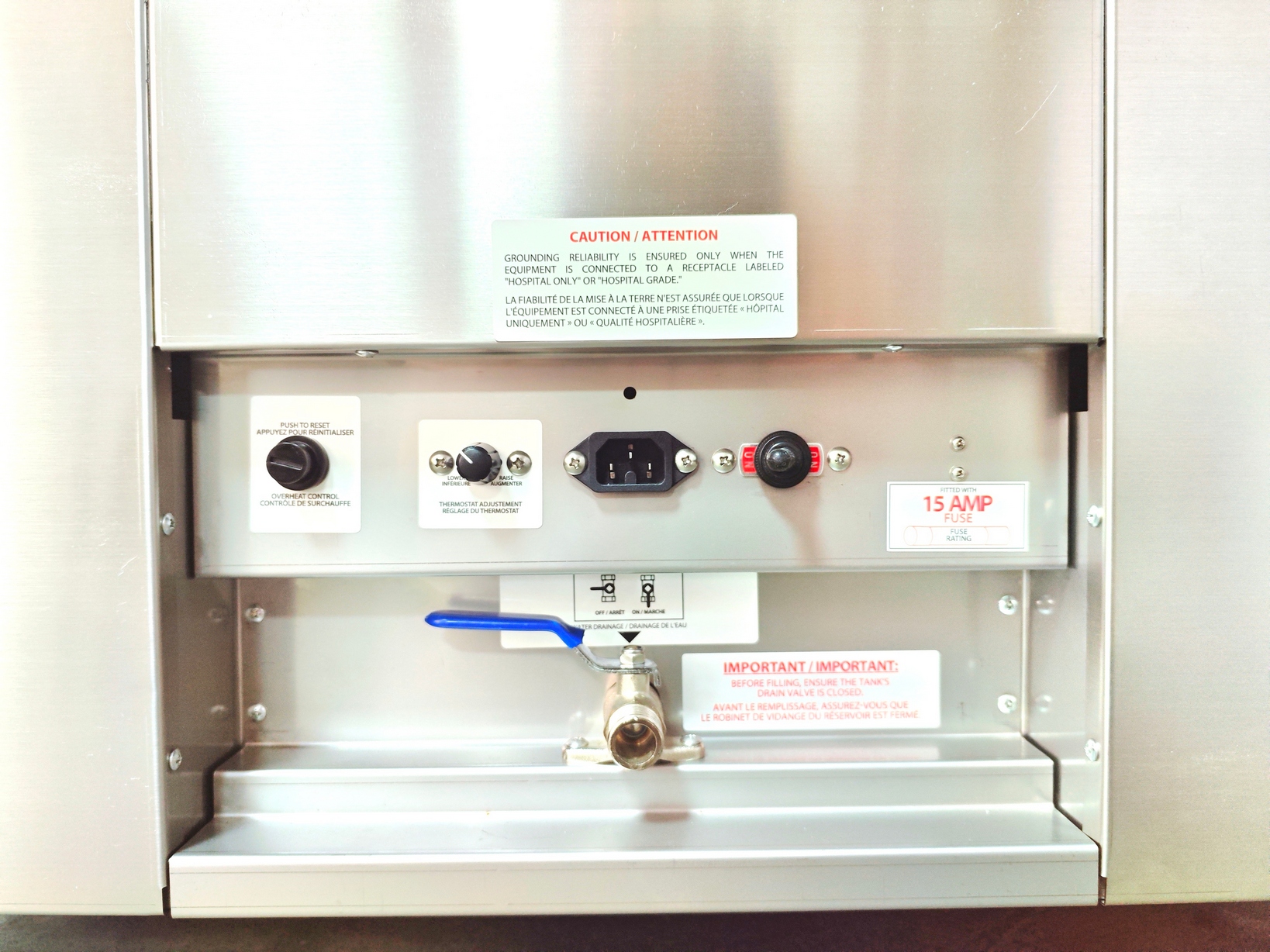 M-2 HEAT UNIT-110VAC BACK PANEL